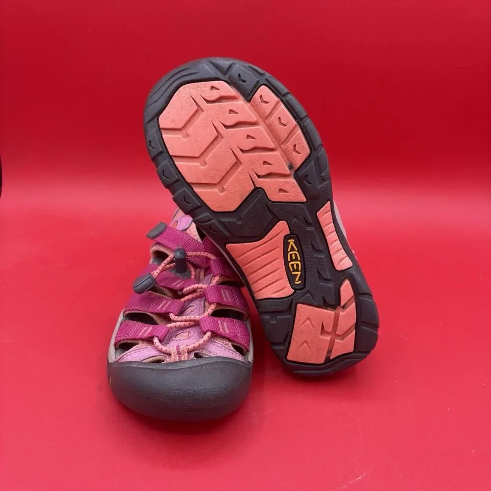 KEEN Unisex-Child Newport H2 Closed Toe Water Sandals Berry Pink Size 2